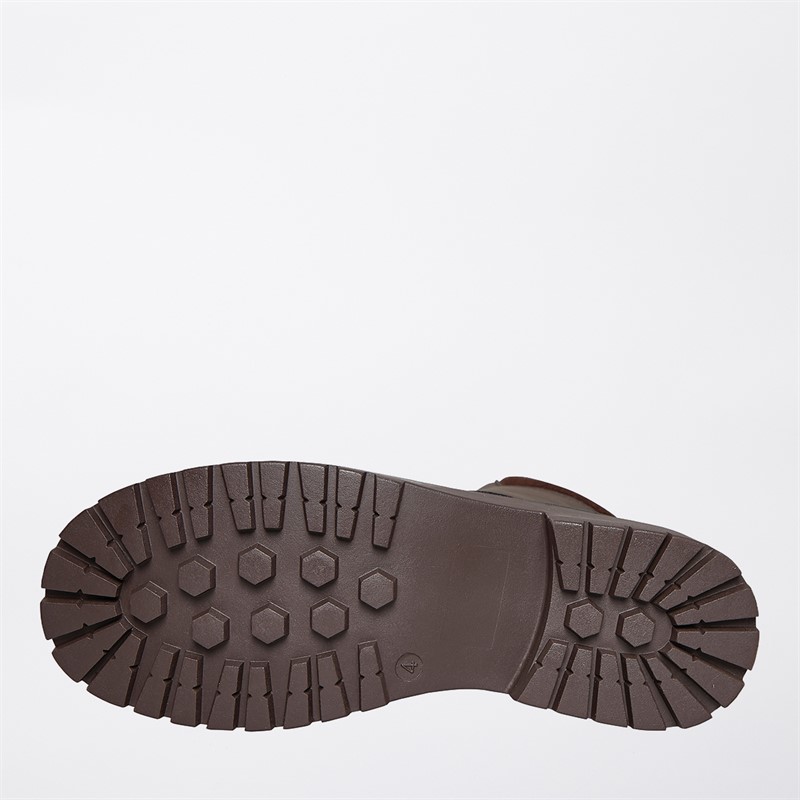 Bench Womens Bonham Lace Up Ankle Boots Brown