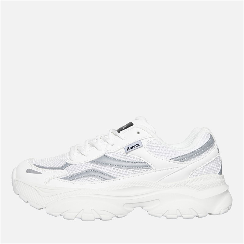 Bench Womens Cirrus VS Trainers White - Size 4