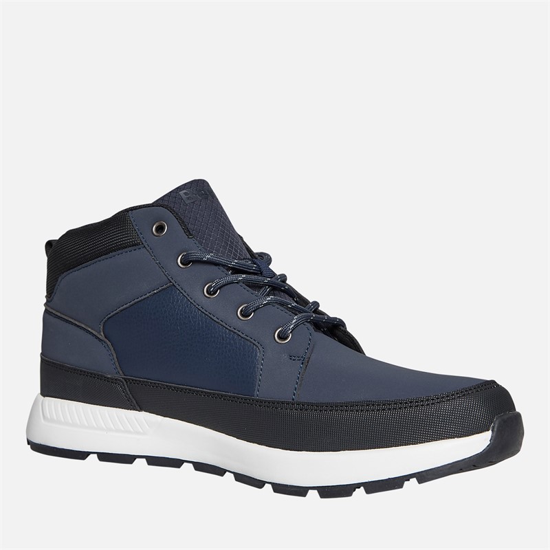 Bench Mens Coogan Chukka Boots Navy/Black