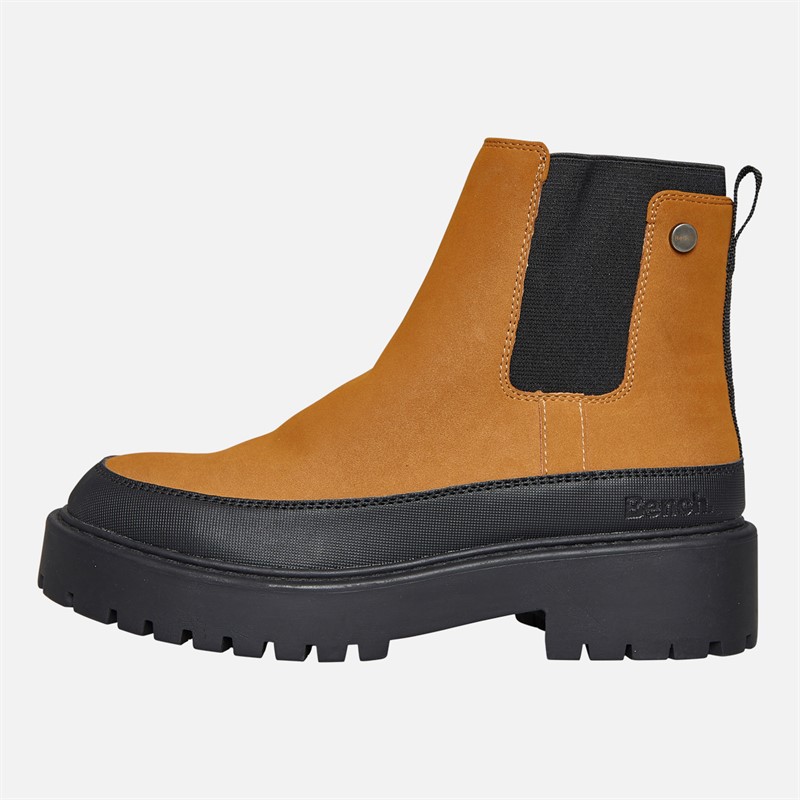 Bench Womens Beecham Chelsea Boots Tan