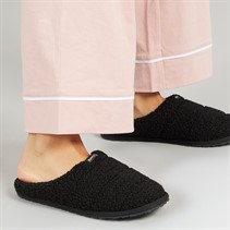 Bench Womens Abbie Mule Slippers Black