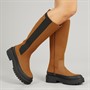 Bench Womens Beechigh Tall Chelsea Boots Tan