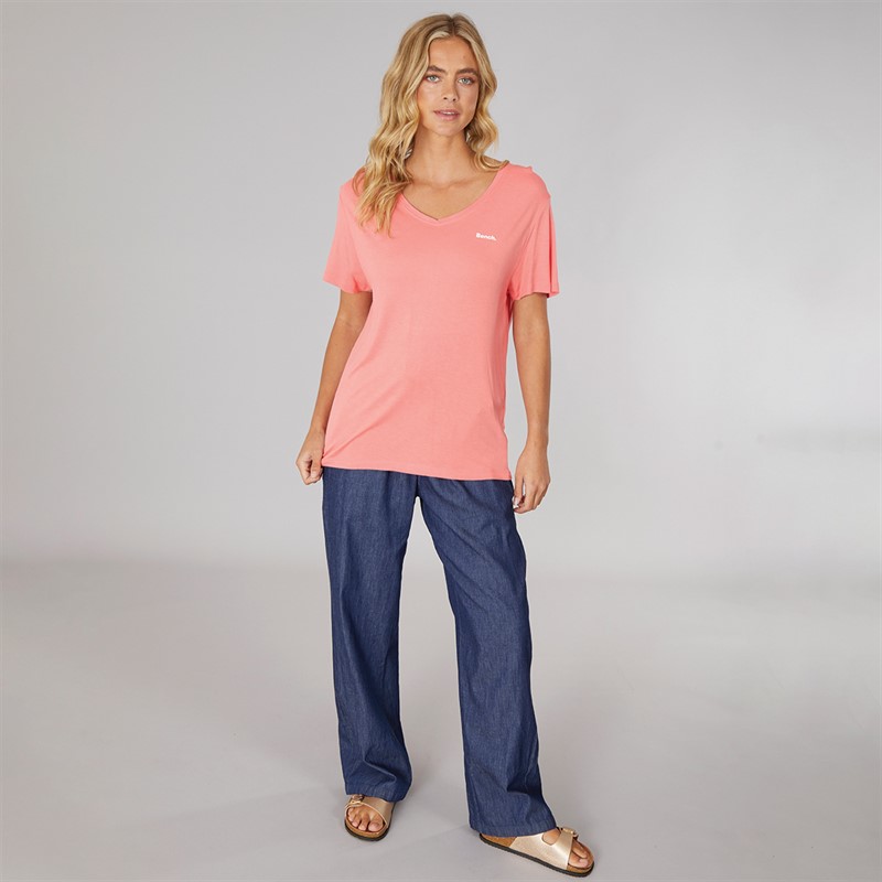 Bench T-shirt Paignton Femme Corail