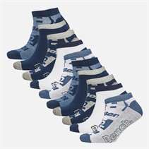 Bench Herren Mosia Zehn Packung Sneaker Socken Sortiert