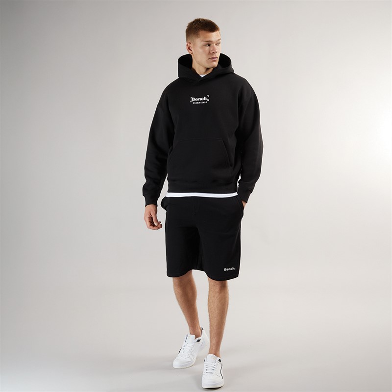 Bench Mens Hilvo Fleece Shorts Black