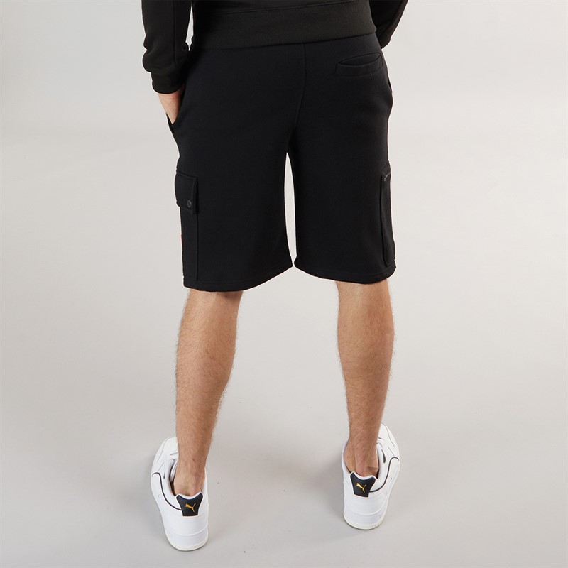 Bench Mens Aparri Cargo Shorts Black