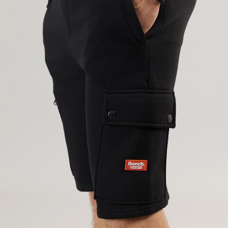 Bench Mens Aparri Cargo Shorts Black