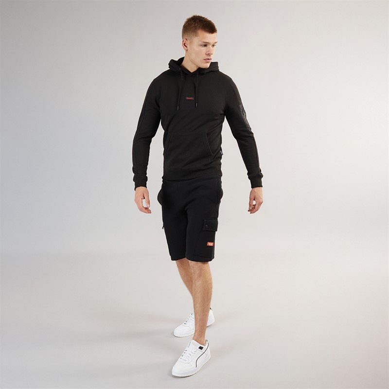 Bench Mens Aparri Cargo Shorts Black