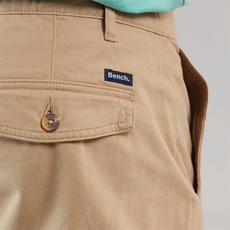 Bench Mens Alatro Chino Shorts Stone