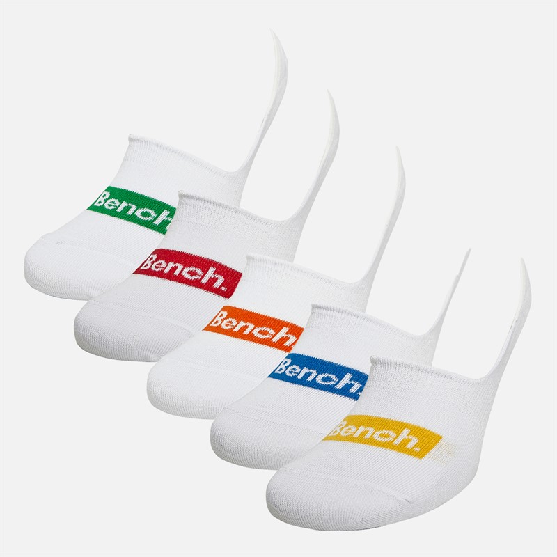 Bench Mens Murdo Ten Pack Invisible Socks Assorted