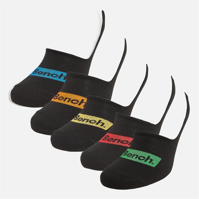 Bench Mens Ransford Ten Pack Invisible Socks Assorted