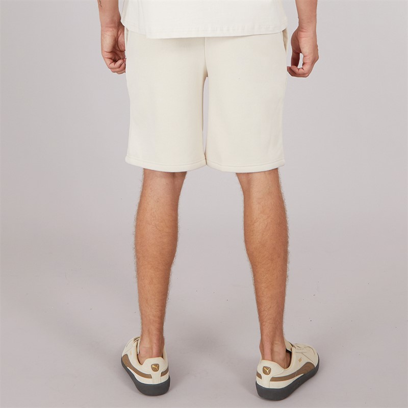 Bench Mens Elamo Fleece Shorts Ecru