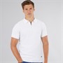 Bench Mens Brescia Knitted Polo Shirt White