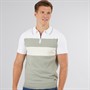 Bench Mens Aspinn Knitted Polo Shirt Sage