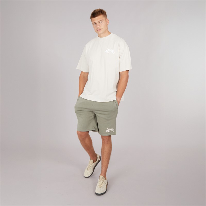 Bench Mens Elamo Fleece Shorts Sage