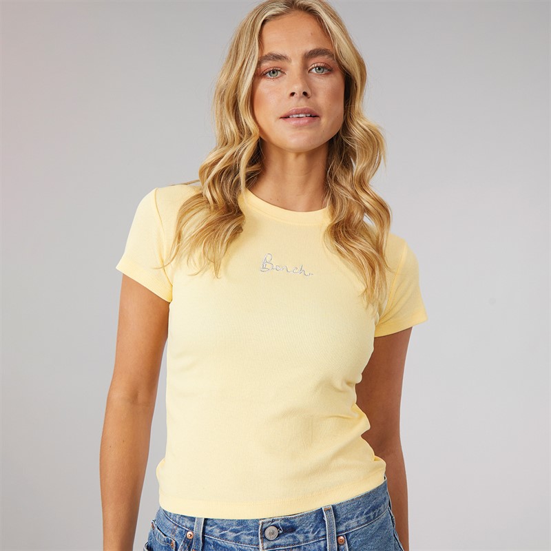 Bench Womens Tarryn T-Shirt Butter - Size 10