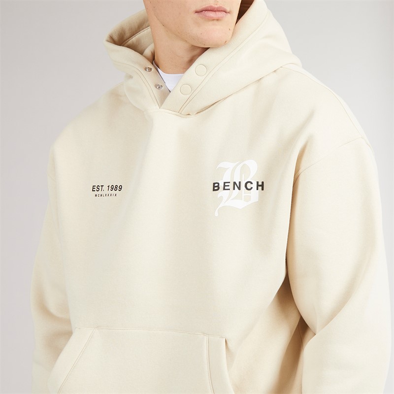 Bench Mens Vallia Tracksuit Ecru