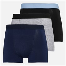 Bench Herren Syers Drei Pack Boxers Schwarz/Grey Marl/Navy