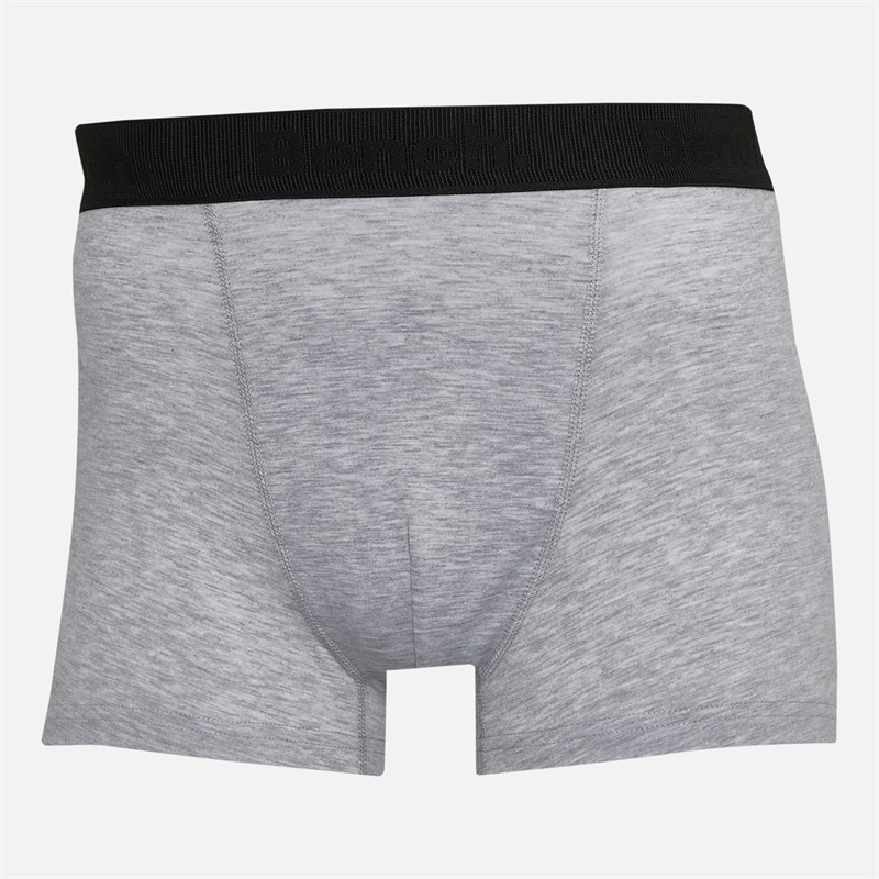 Bench Herren Syers Drei Pack Boxers Schwarz/Grey Marl/Navy