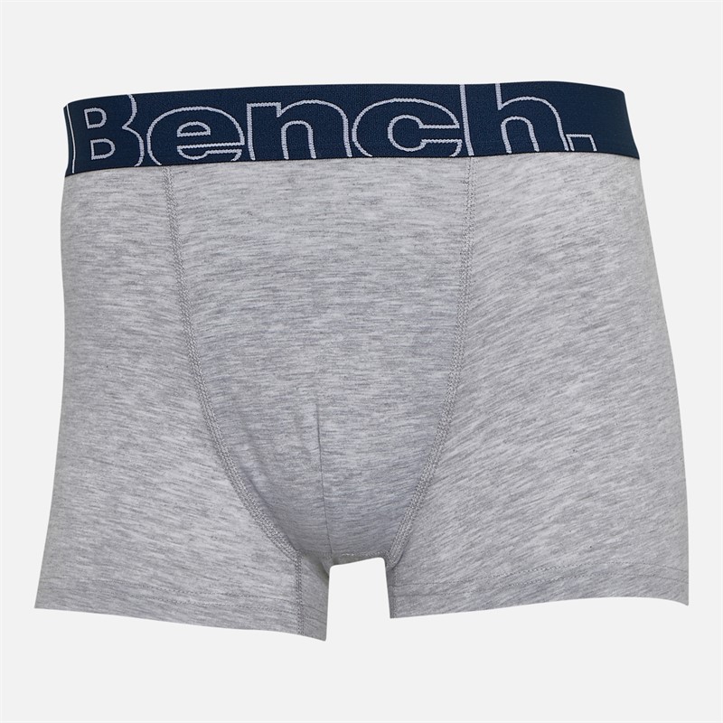 Bench Homme Dekker lot de Trois Caleçons Boxeurs Navy Aop/Sage Green/Grey Marl