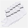 Bench Herren Gregson Zehn Paar Gepolsterte Viertel Crew Socken Weiß