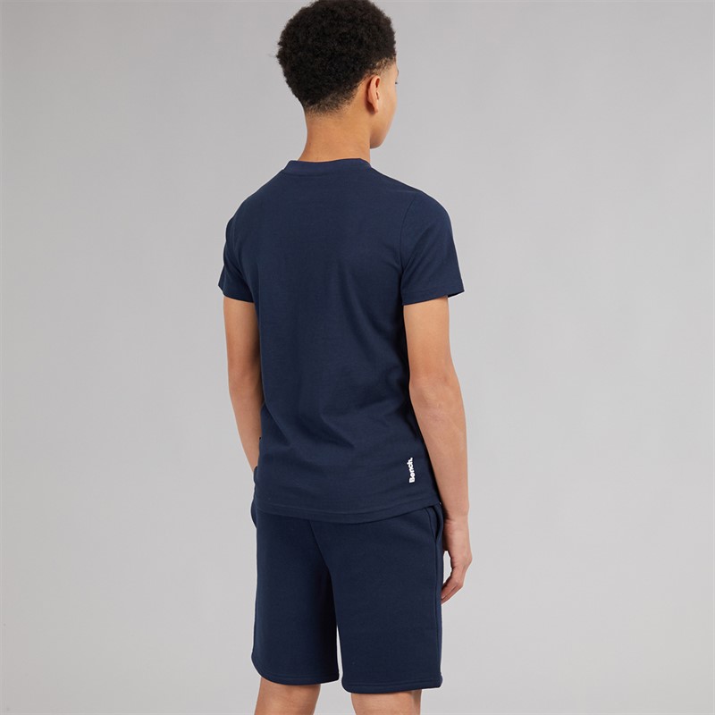 Bench Junge Gowsen B T Shirt Und Shorts Co Ord Set Navy
