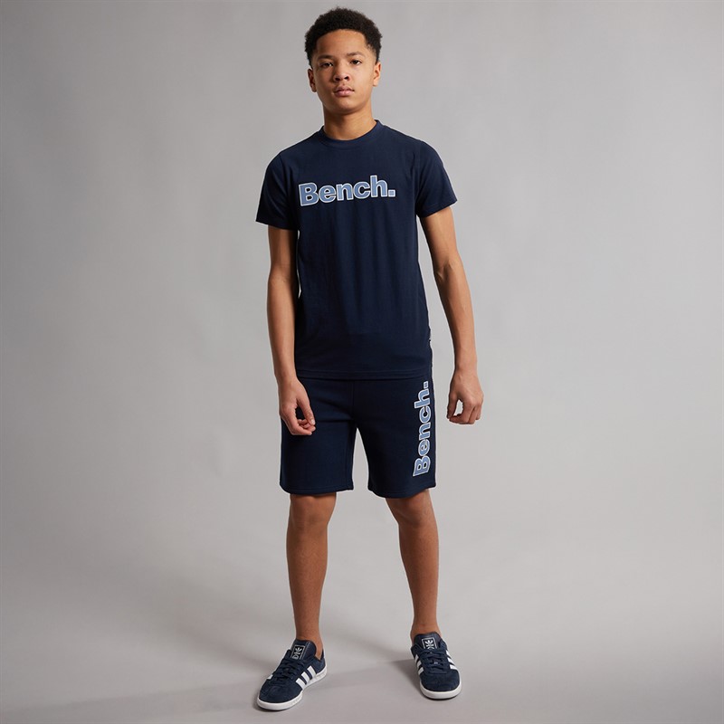 Bench Junge Gowsen B T Shirt Und Shorts Co Ord Set Navy