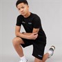 Bench Junge Biller T Shirt und Shorts Set Schwarz