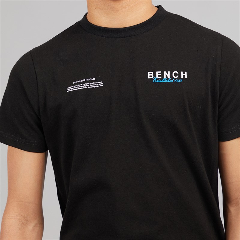 Bench Junge Biller T Shirt und Shorts Set Schwarz