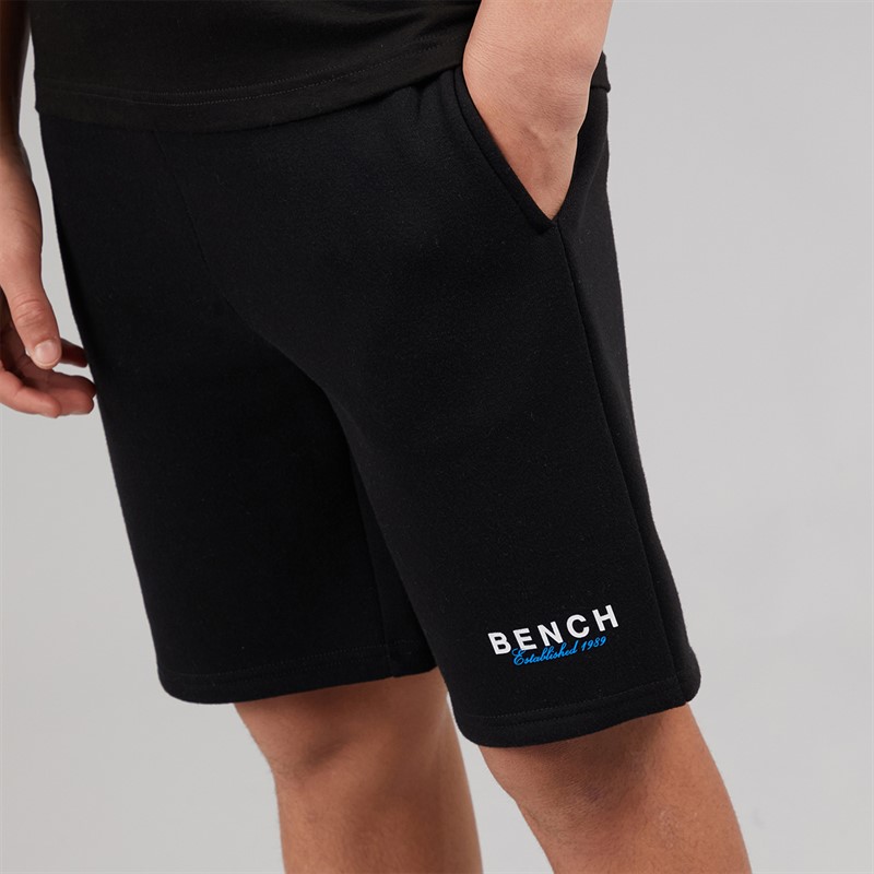 Bench Junge Biller T Shirt und Shorts Set Schwarz