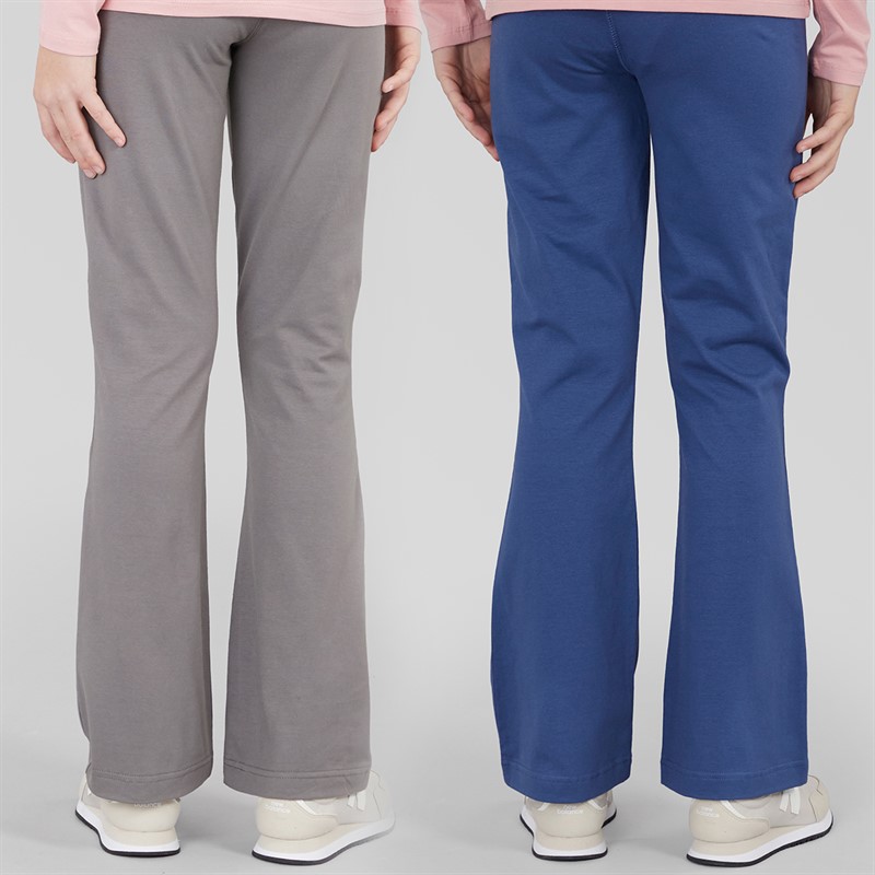 Bench Girls Torva Two Pack Leggings Grey Marl/Navy Grey Marl / Navy
