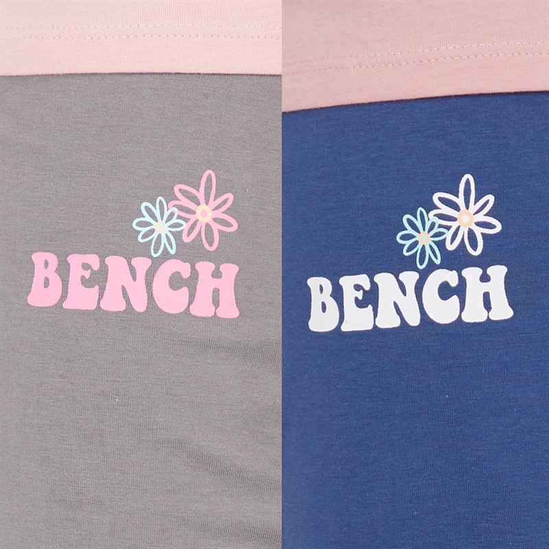 Bench Girls Torva Two Pack Leggings Grey Marl/Navy Grey Marl / Navy