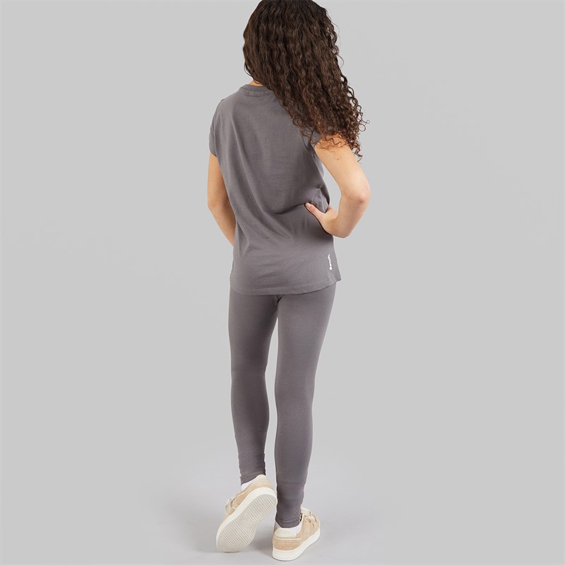 Bench Mädchen Wibsy T Shirt und Leggings Set Charcoal