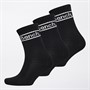 Bench Girls Kaz G Three Pack Socks Black