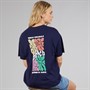 Bench Damen Sarrine Oversized T Shirt Deep Navy