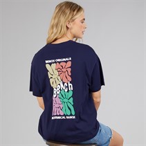 Bench Damen Sarrine Oversized T Shirt Deep Navy