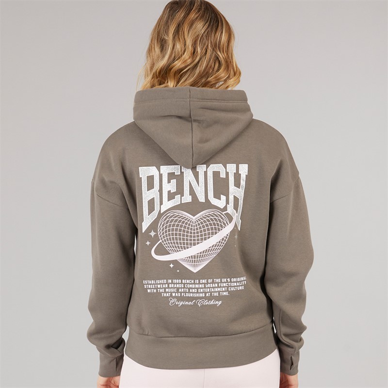 Bench Womens Nikah Hoodie Charcoal