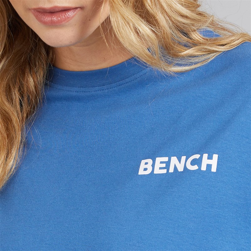 Bench Womens Kassa Oversized T-Shirt Cobalt Blue
