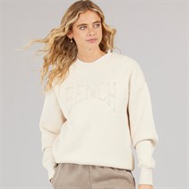 Bench Womens Lioh Oversized Sweatshirt Chalk