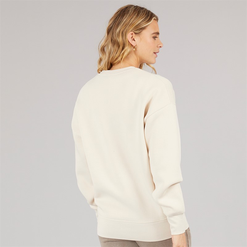 Bench Womens Lioh Oversized Sweatshirt Chalk