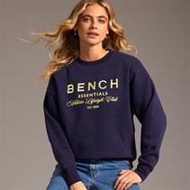 Bench Womens Rion Oversized Sweatshirt Deep Navy