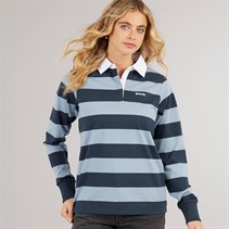 Bench Womens Wendren Rugby Shirt Navy/Dusky Blue Navy / Dusky Blue