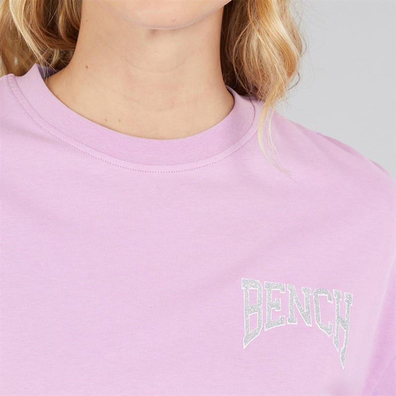 Bench Womens Renna T-Shirt Lilac Breeze