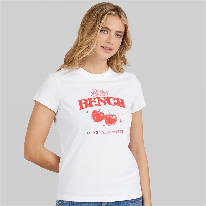 Bench Sorren T-shirt dla niej kolor Biały