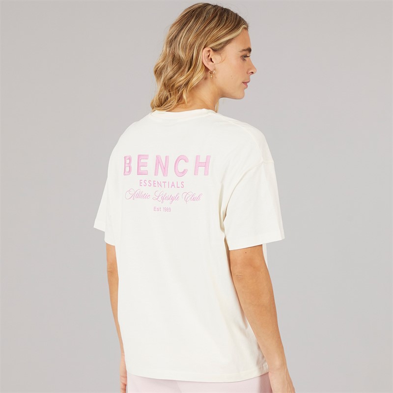 Bench Damen Jorgie T Shirt Winter White