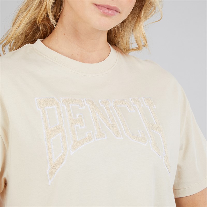 Bench Damen Zayah T Shirt Chalk