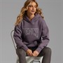 Bench Womens Riddy Oversized Hoodie Dusted Grapes