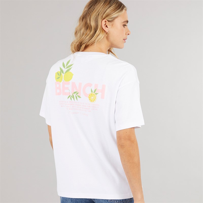 Bench Womens Kassa Oversized T-Shirt White