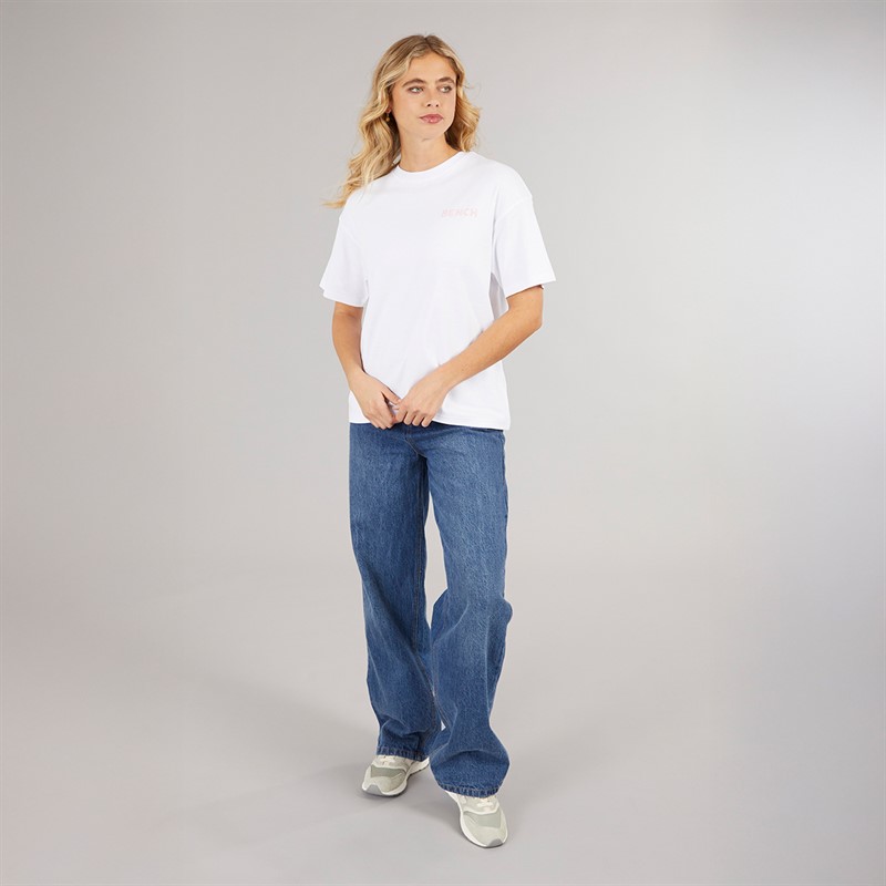 Bench Womens Kassa Oversized T-Shirt White