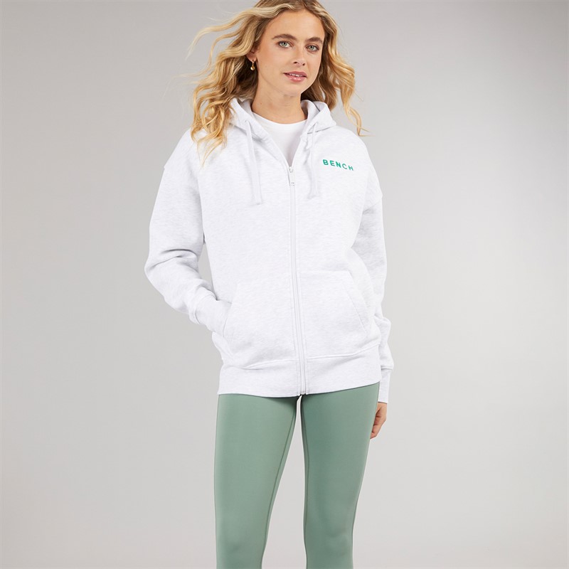 Bench Womens Catryn Hoodie Ice Grey Marl